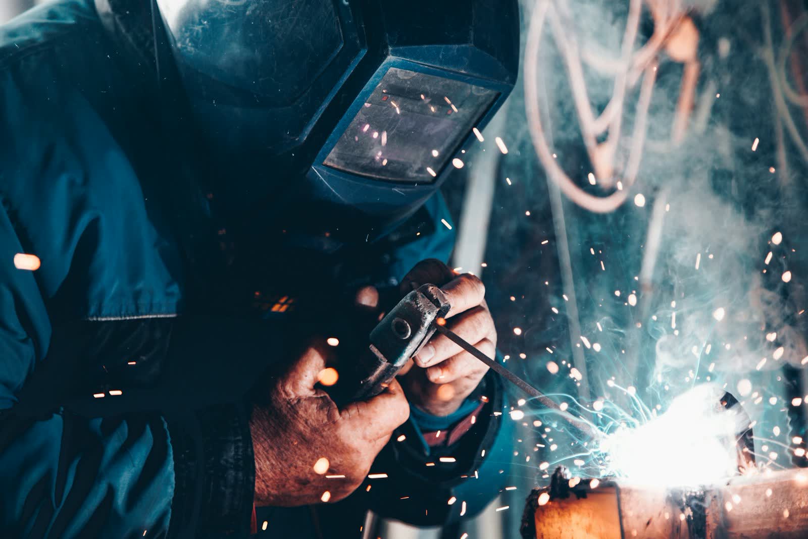 Welding on the shop floor